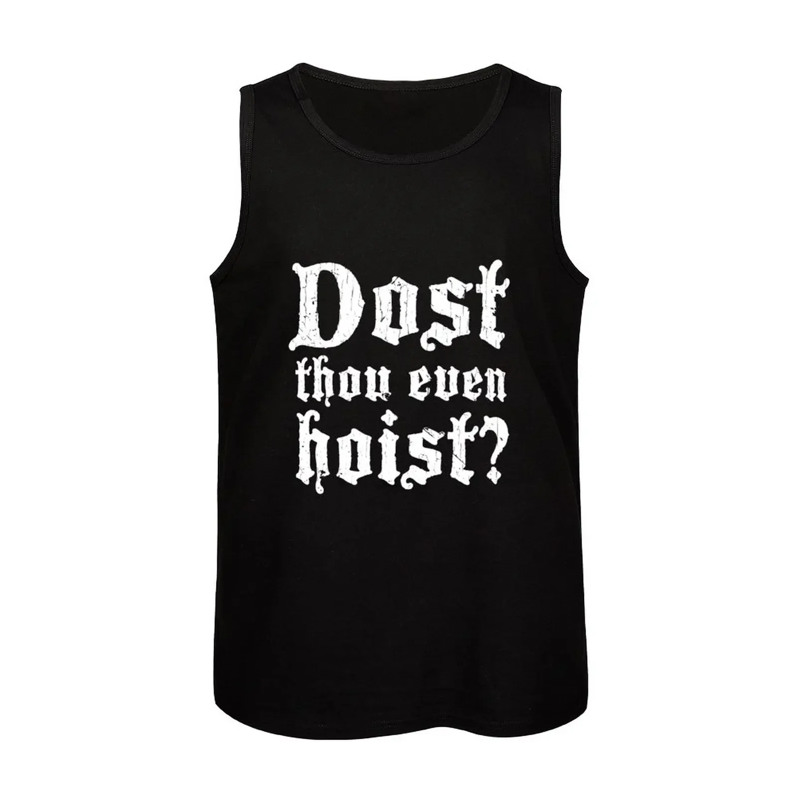 New Dost Thou Even Hoist? Tank Top T-shirt man Men's clothing - Image 4
