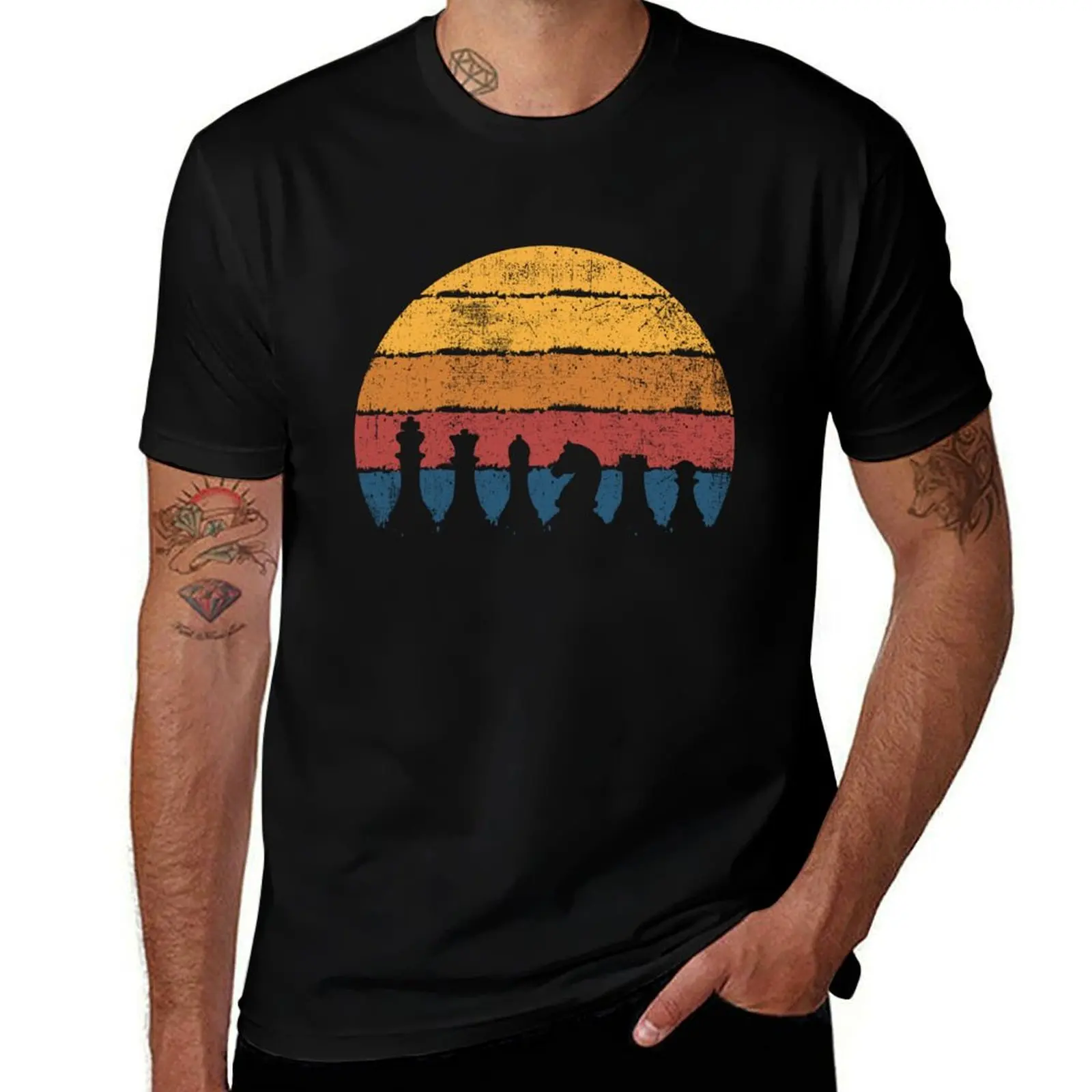 Chess Chessmen Chess Player T-Shirt anime t shirts anime stuff Aesthetic clothing custom shirt men t shirts high quality