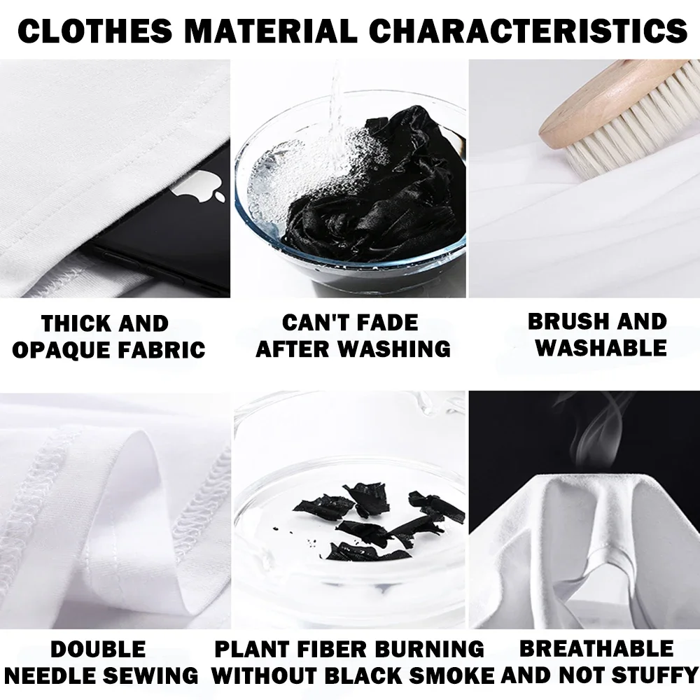 Distressed UAC badge Zipped Hoodie cute tops Aesthetic clothing graphic tee shirt mens white t shirts - Image 3