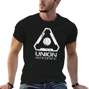 Distressed UAC badge Zipped Hoodie cute tops Aesthetic clothing graphic tee shirt mens white t shirts